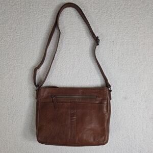 Wild West Los Angeles Leather Purse Brown Shoulder Crossbody Bag Western